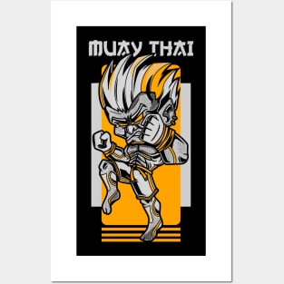 Muay Thai / Muay Thai Fighter / Muay Thai Lover / Muay Thai Fan / Muay Thai Fighter Design Posters and Art